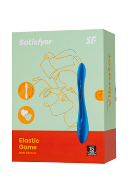 Вибромассажер для пар Satisfyer Elastic Game, синий