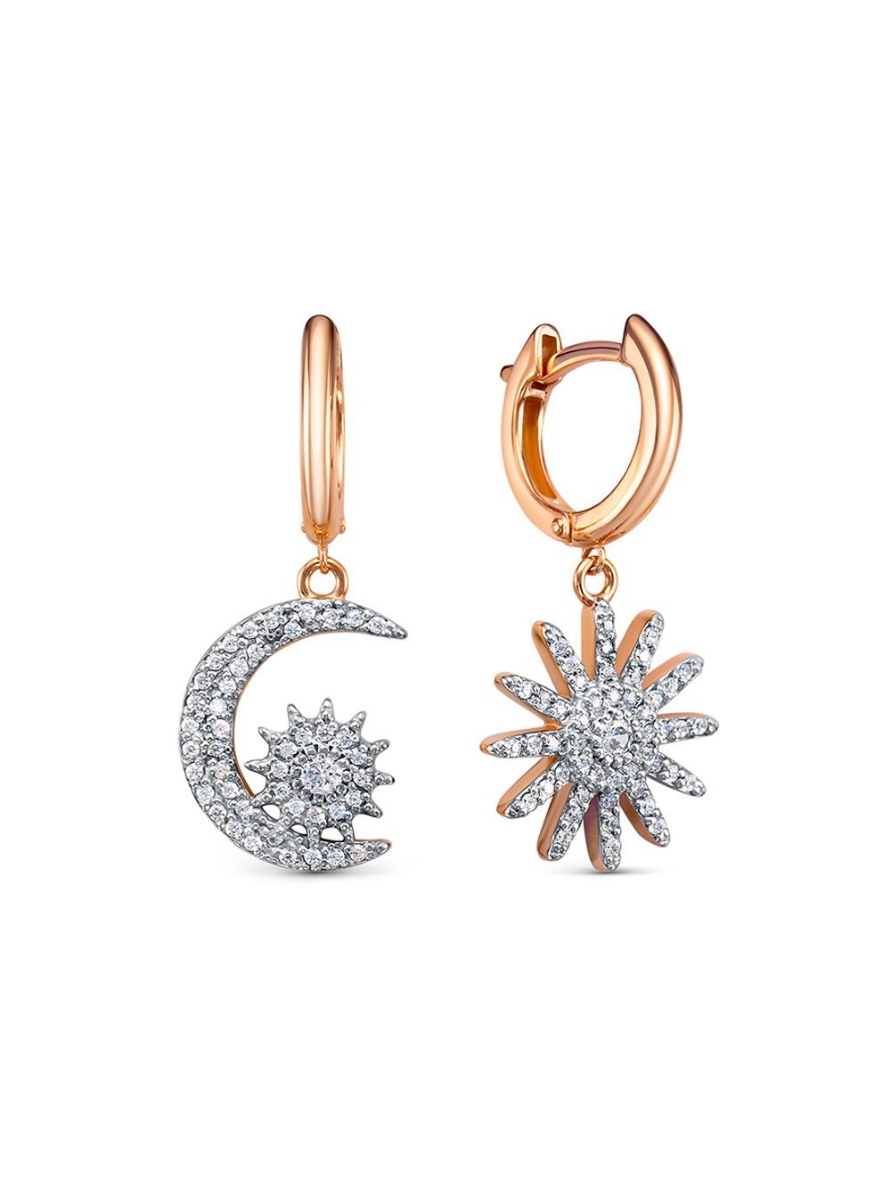 Серьги из золота 585 пробы