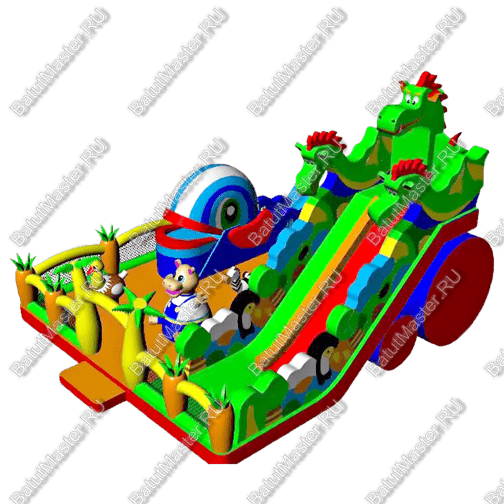 Надувной батут "Змей Горыныч и друзья"