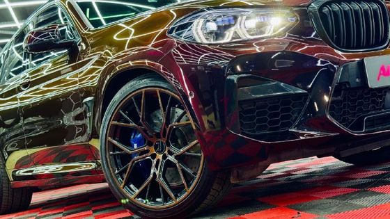 Carbins Color PPF Gilt Black-red GP HA105 хамелеон черная красная бордовая цветная полиуретановая защитная антигравийная пленка