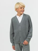 Кардиган для мальчик на пуговицах AT891-M серый