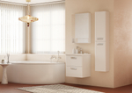 Тумба под раковину Roca The Gap 60 белая матовая ZRU9302734