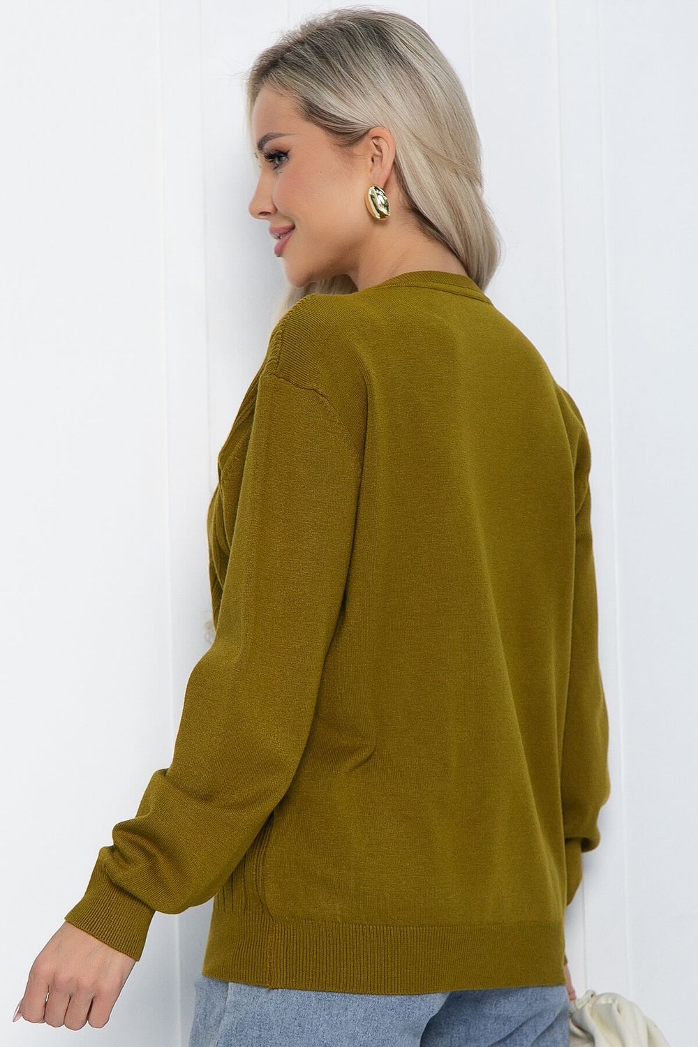 Джемпер Долорес (желто-зеленый) Б12168-12 LT Collection