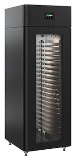 Шкаф отложенной расстойки POLAIR CS107 Bakery Br стеклянная дверь, черный, тип 1