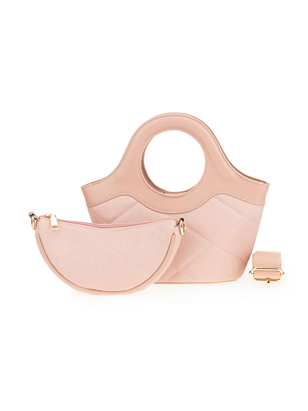 25078/33 Сумка жен., текстиль + иск. кожа