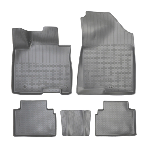 Ковры в салон Norplast/Unidec для Hyundai Tucson V (2021-) Полиуретан, Серый, длинная база, арт.NPA11-C31-735-G