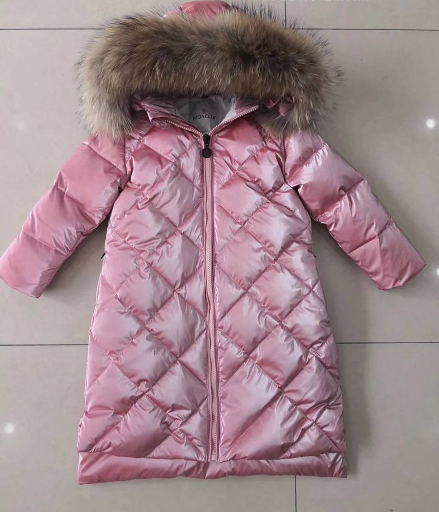 Пальто розовое для девочки Buba Moncler 77