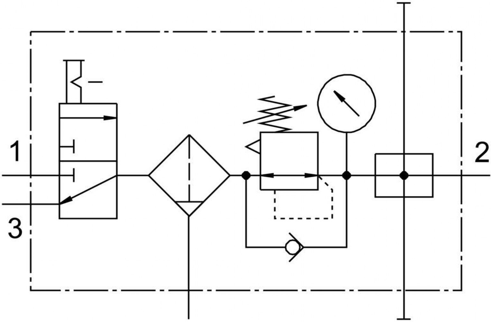 LFR-1/2-D-DI-MAXI-KB Блок подготовки воздуха