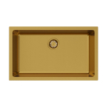 Мойка Omoikiri Okinoshima 76-U/I-G Matt Natceramic | Золото матовое