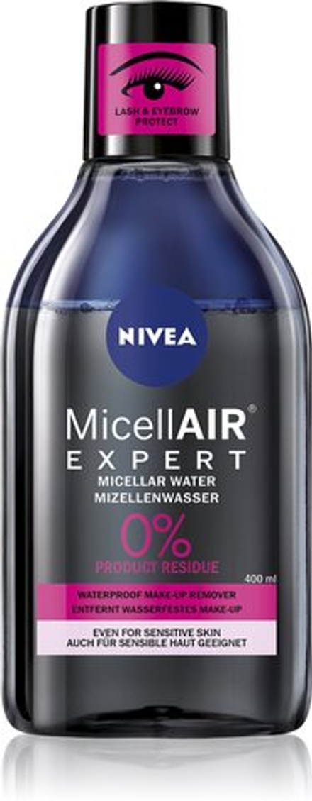 Nivea MicellAir Expert - двухфазная мицеллярная жидкость /   400  ml  / GTIN 9005800297590