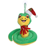 Мягкая игрушка «Змейка» В колпачке» 16 см, микс