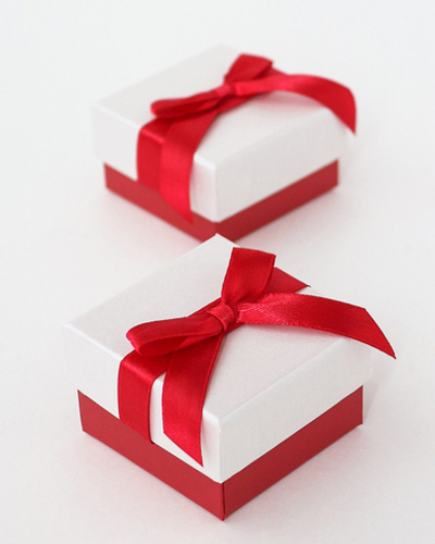 Футляр картонный с атласной лентой, серия "РАФАЭЛЛО"