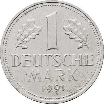 1 марка 1991 Германия (ФРГ)