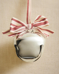 ZARA HOME ЕЛОЧНОЕ УКРАШЕНИЕ В ФОРМЕ КОЛОКОЛЬЧИКА, СЕРЕБРЯНЫЙ