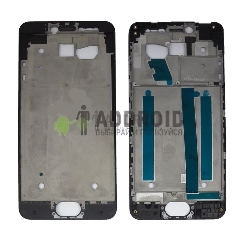 Средняя часть корпуса (рамка) для Meizu M3 Mini черная