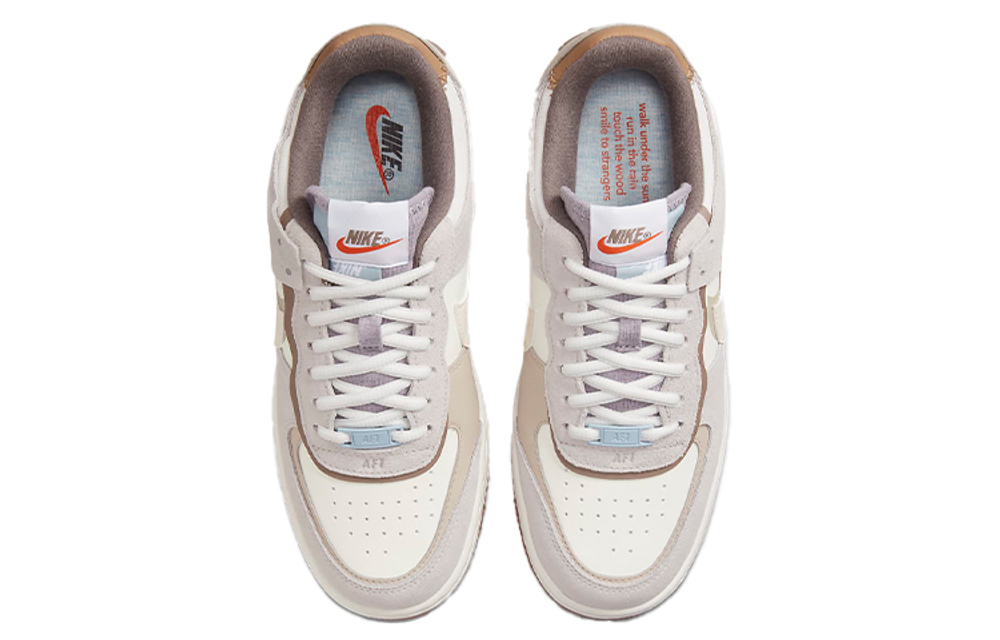 Кроссовки Nike Air Force 1 Low Shadow (Женская размерная сетка)