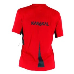 Karakal T-Shirt Pro Tour Tee Red/ Graphite (красный ворот) M