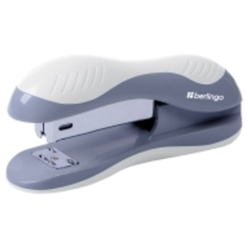 Степлер №24/6, 26/6 Berlingo "Office Soft" до 25л., пластиковый корпус, белый