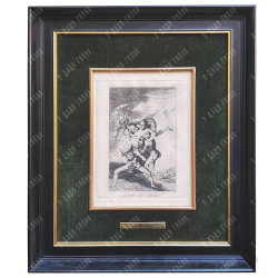 ФРАНСИСКО ДЕ ГОЙЯ. Куда направляется маменька? (Donde va mama?). Цикл офортов Los Caprichos 1799 г.