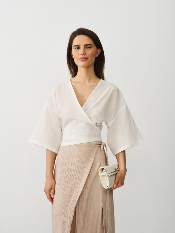 Топ на запах укороченный 