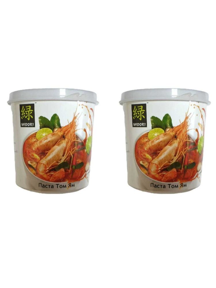 Паста Том Ям Midori Tom Yum Paste кисло-сладкая, 1 кг, 2 шт