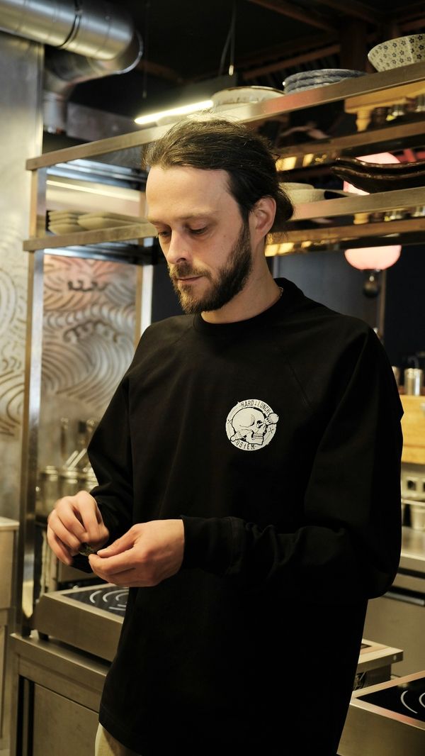 Лонгслив x Ostem черный - фото 4