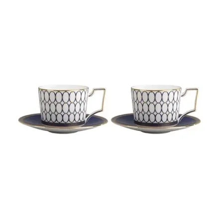 Wedgwood Набор из 2 чайных чашек Renaissance Gold 250 мл с блюдцами EAN 701587433334