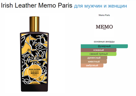 Irish Leather Memo Paris 75 мл(duty free парфюмерия)