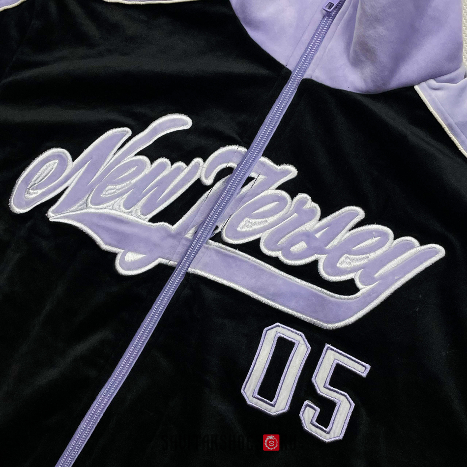 Винтажная велюровая кофта FUBU