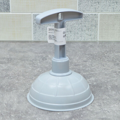 Вантуз "Disco" D125мм серебряный