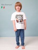 8657 Пижама из хлопка Mini-kids