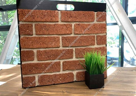 Плитка-спил клинкерного кирпича, NF14, 240x14x71 - для фасада и внутренней отделки