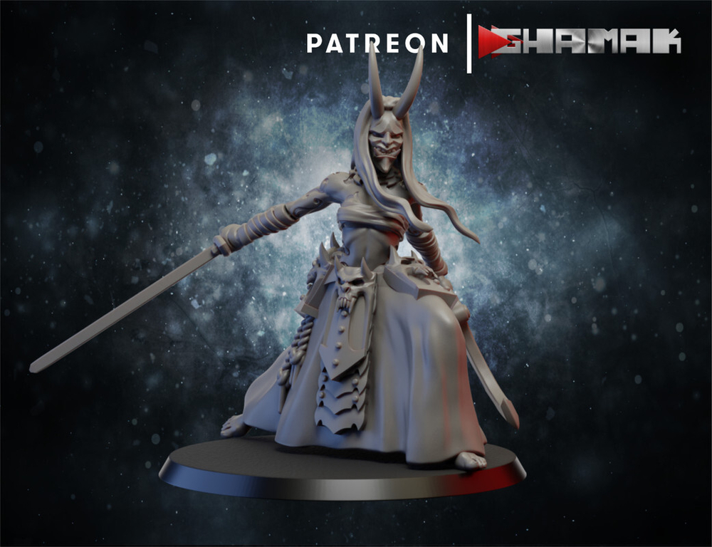 Drukhari Wyches Ведьма Друкхари №1 миниатюра для dnd, днд, pathfinder, фентези, Настольная игра, НРИ, Варгейм, РПГ