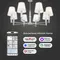 60145/8 / потолочный светильник/хром Smart