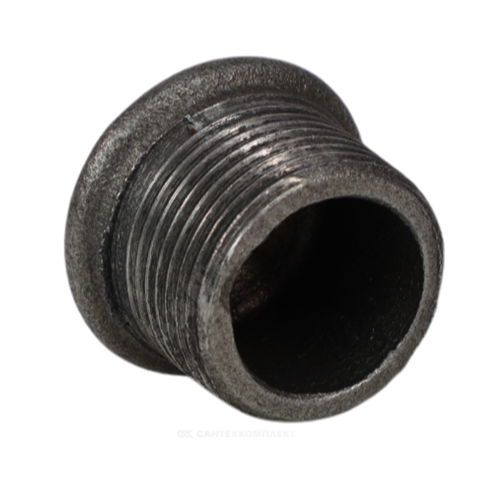 Заглушка чугун Ду 32 (1 1/4") НР Fittex PLUS