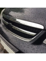 Молдинг (сабля) капота Лачетти хром