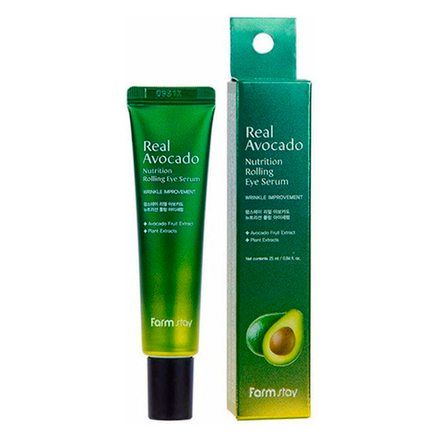 FarmStay Сыворотка-роллер для кожи вокруг глаз - Real Avocado Nutrition Rolling Eye Serum, 25мл