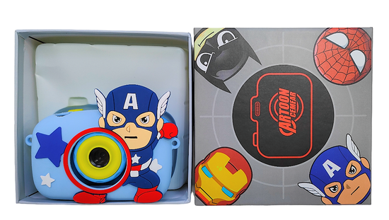Детский цифровой фотоаппарат CARTOON CAMERA " СуперГерои: Капитан Америка "