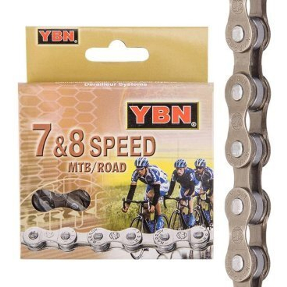Цепь 1/2"x3/32", 114 зв, 7/8 скор, коричневая, инд уп.S52