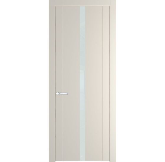 Межкомнатная дверь эмаль Profil Doors 1.8P кремовая магнолия стекло белый лак