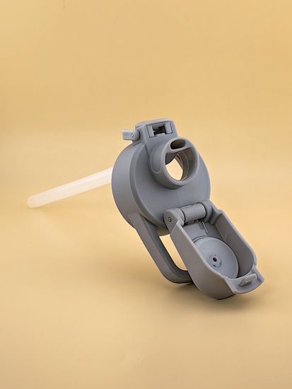 Термос-Бутылка спортивная 600 мл. Kamille KM 2177 из нержавеющей стали с замком и петлёй