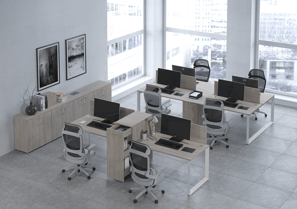 Шкаф средний со стеклом Onix