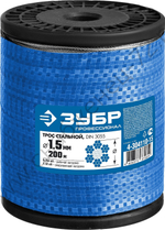 ЗУБР DIN 3055, свивка 6х7+FC, 1 мм, L=200м., стальной трос, Профессионал (4-304110-15)