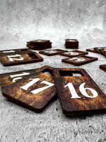 Деревянные Номерки 30х50 (1-25)