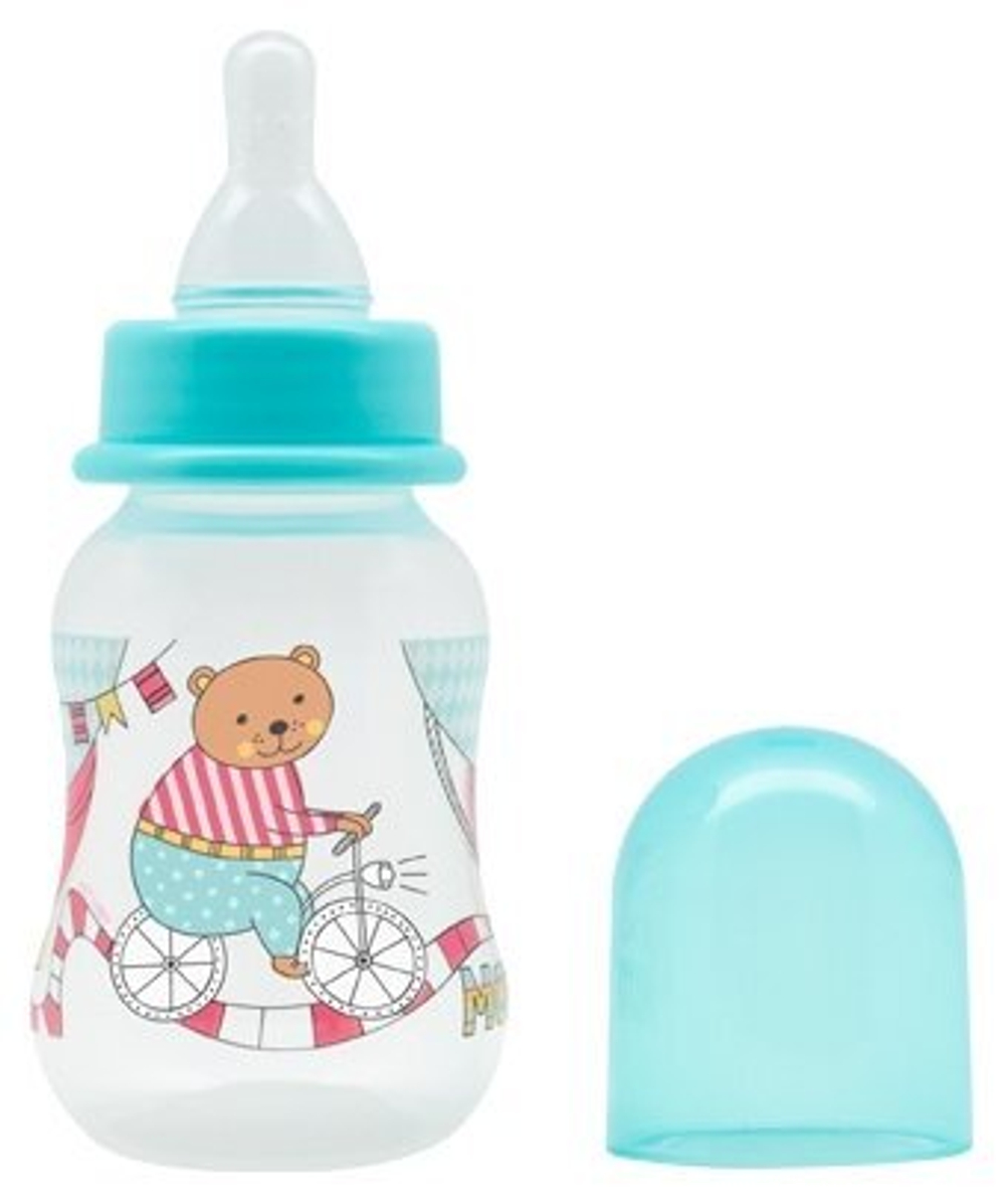 Бутылочка для кормления с соск. мол. Just Lubby, от 0 мес.,125 мл, PP, сил. арт.16402