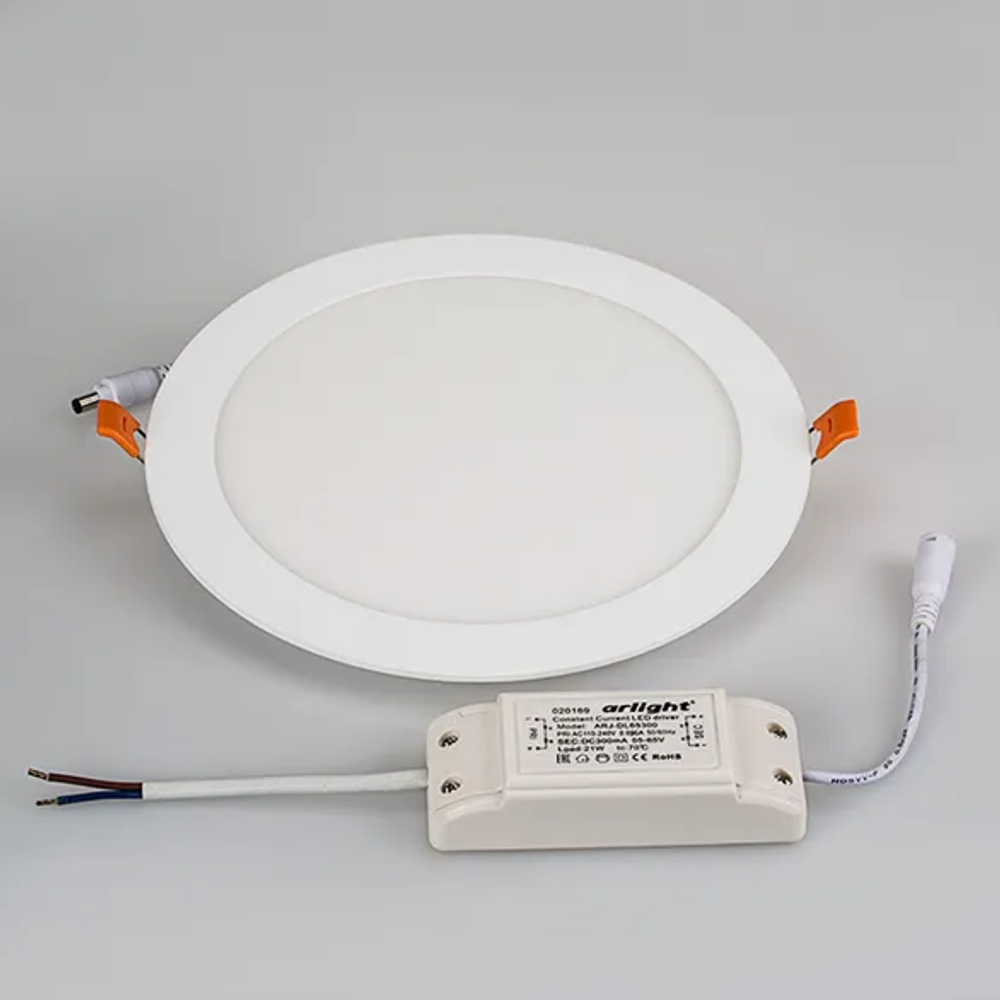 Светильник DL-225M-21W Warm White (Arlight, IP40 Металл, 3 года) 020119