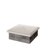 Колпак полимеркомпозитный Bonamono 400*400 (1,5 кирпича) бежевый