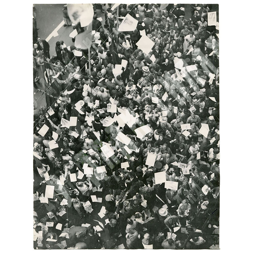 Фотография «Москва встречает героев-космонавтов». Агентство печати. СССР, 1962 г.