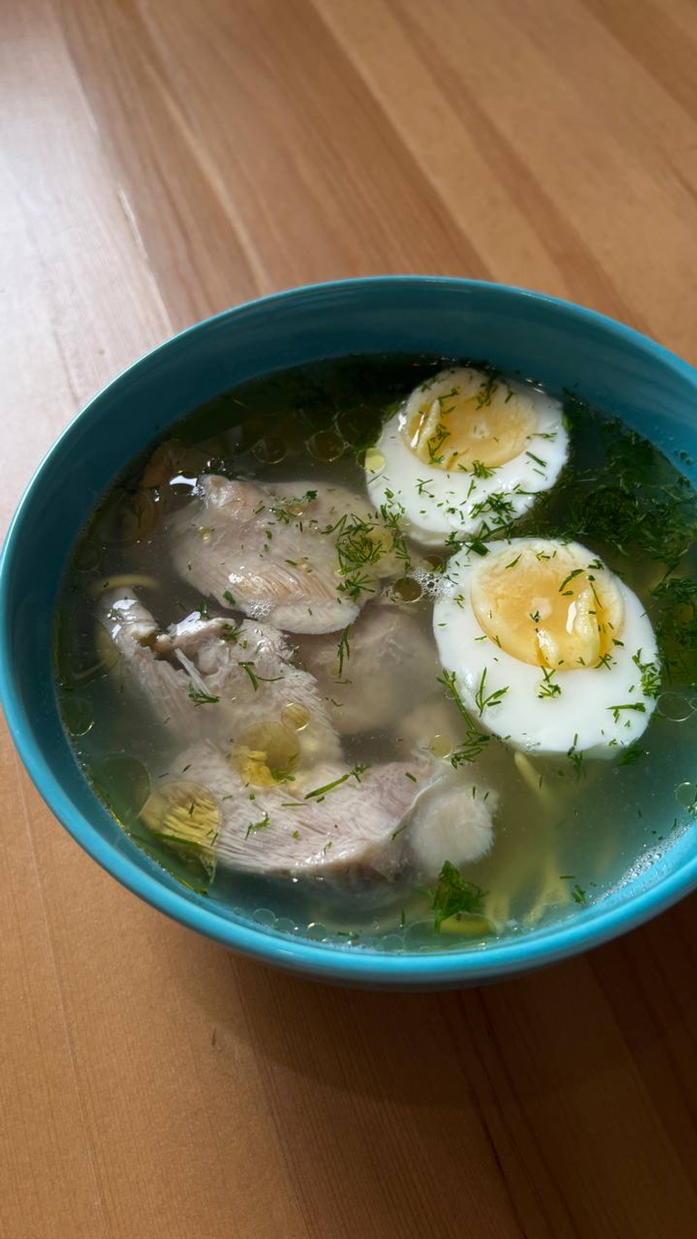 Куриный суп-лапша