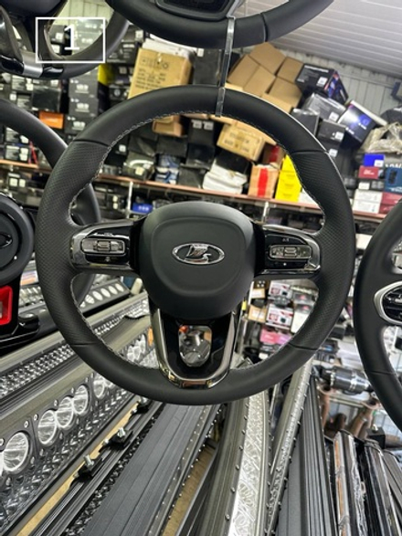 Мультируль Нива 4х4/Легенд с подсветкой кнопок, обшивка экокожей, без обогрева